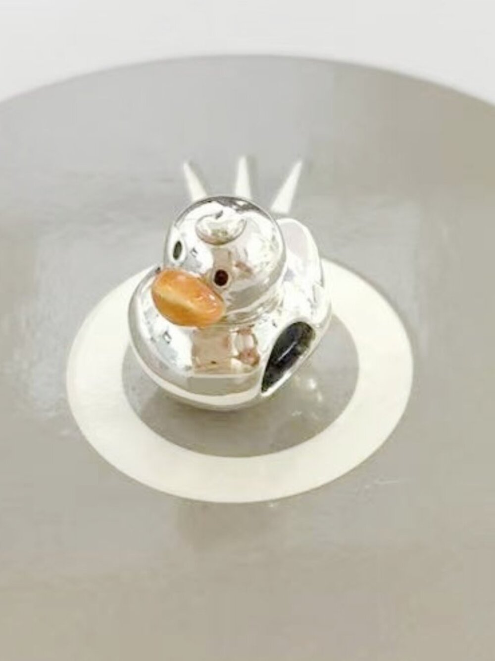 Pandora Polished Rubber Duck Charm